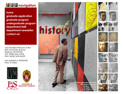 UW Madison Department of Art History layout